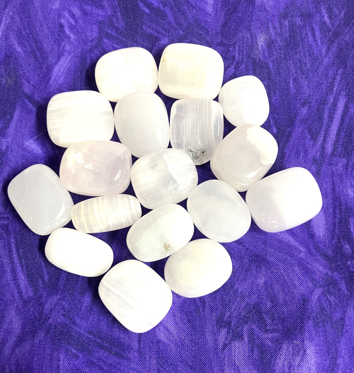 Tumbled Pink Calcite (#159) UV Reactive
