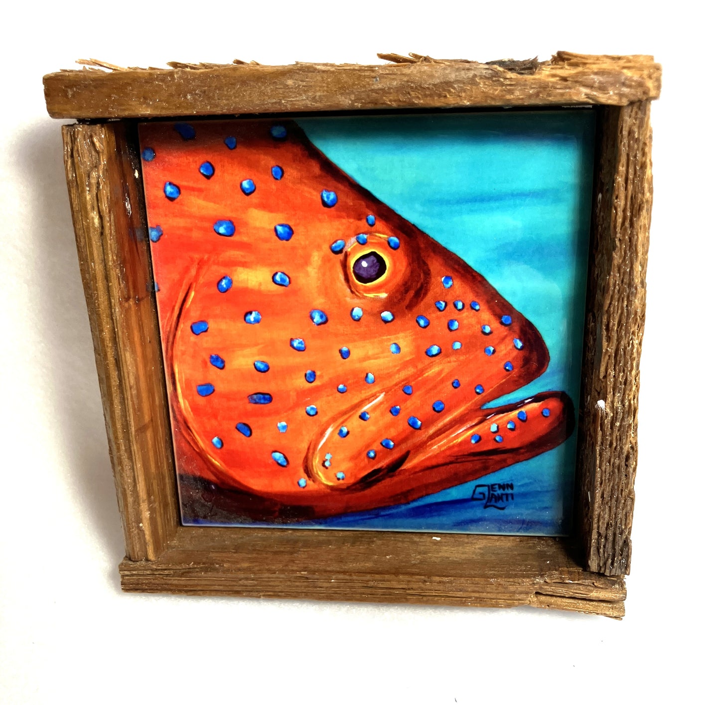 Lobster Trat Art "Coral Grouper"