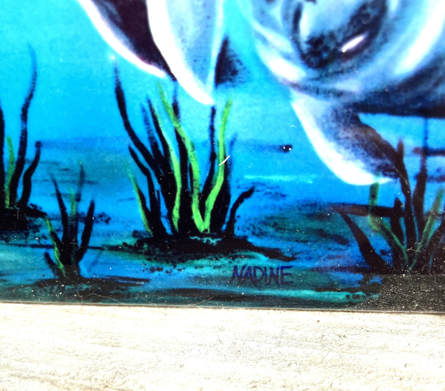 Lobster Trap Art "Momma Manatee"