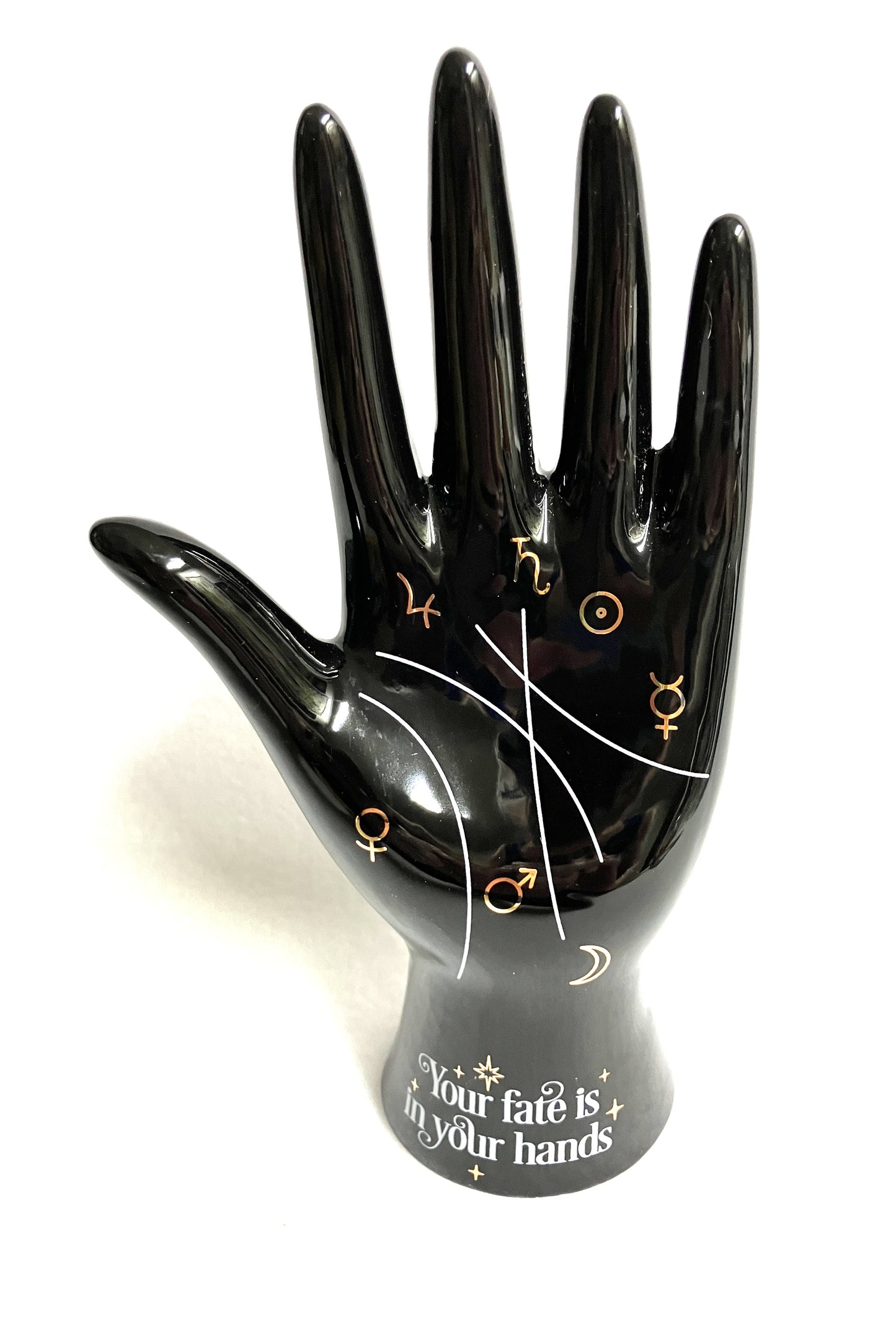Black Palmistry Hand Ornament