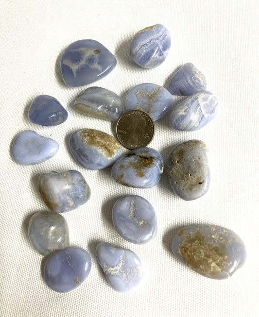 Blue Lace Agate Crystal (#102)