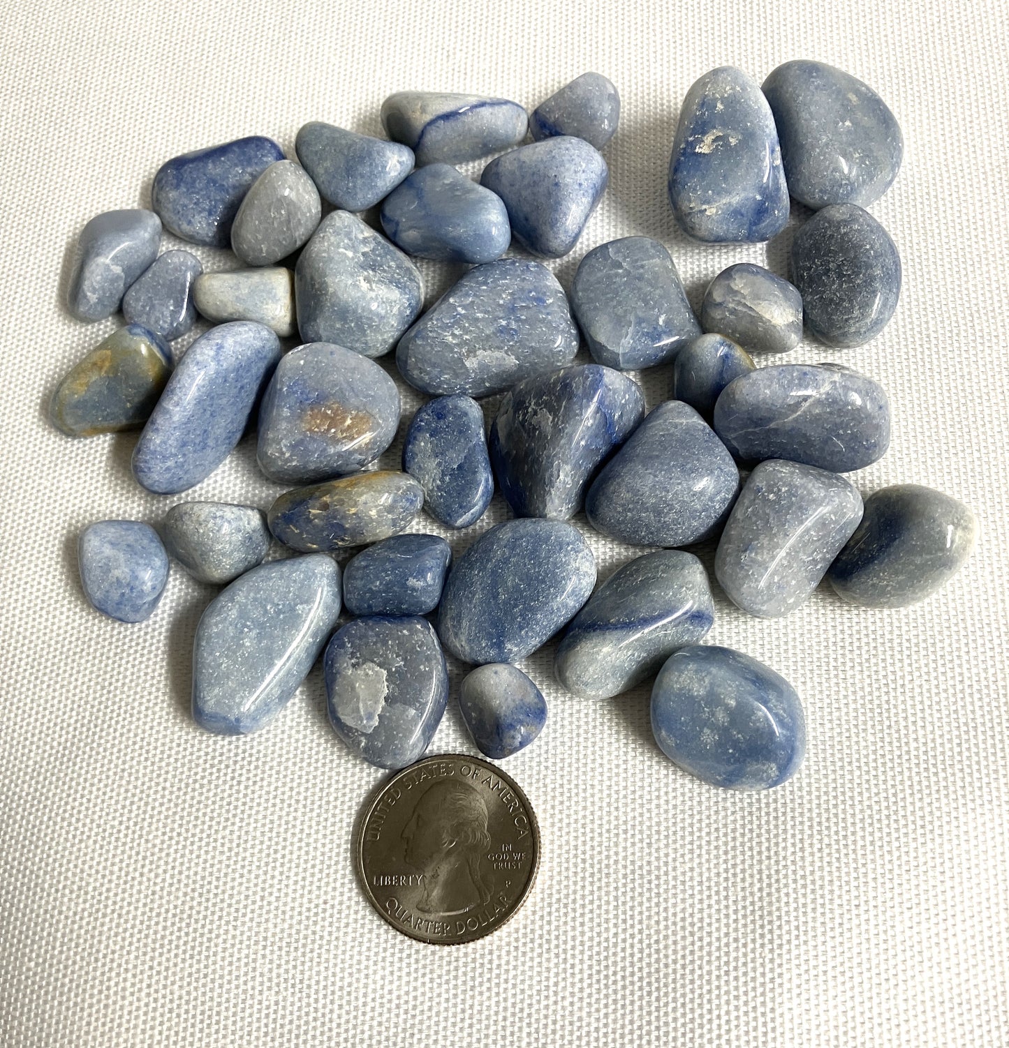 Blue Quartz Tumbled Stone (#117)