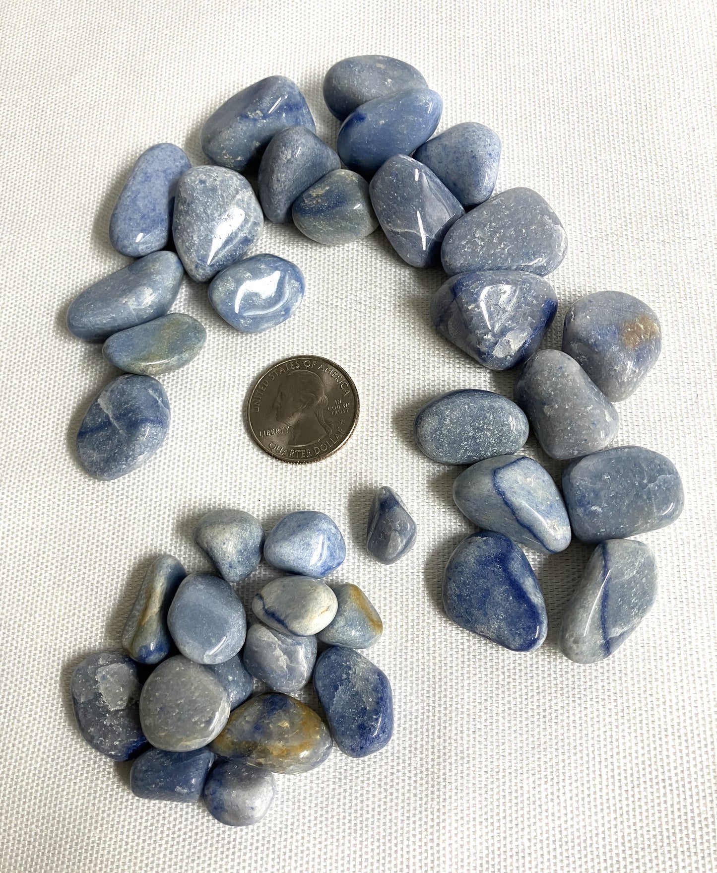 Blue Quartz Tumbled Stone (#117)