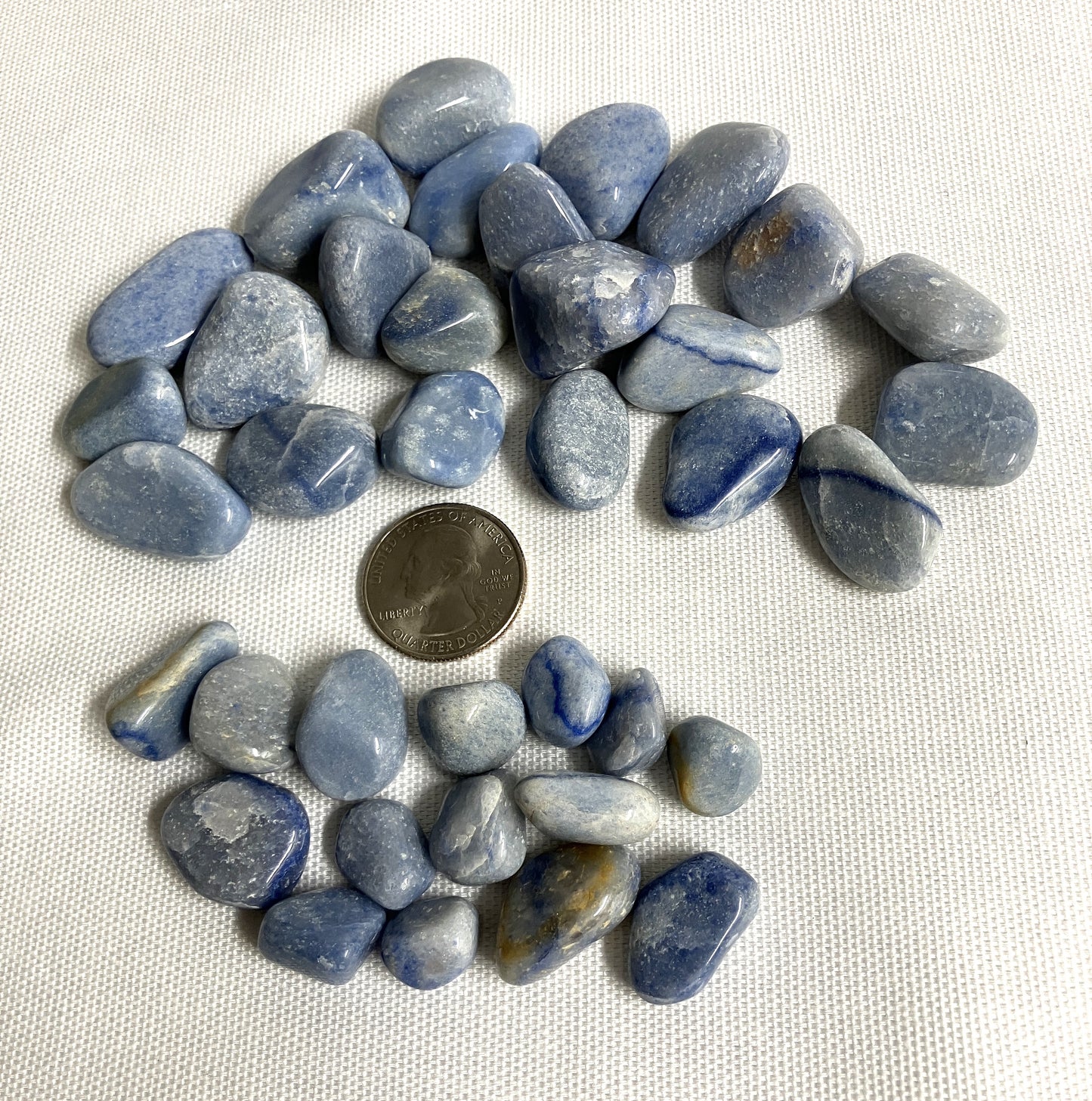 Blue Quartz Tumbled Stone (#117)