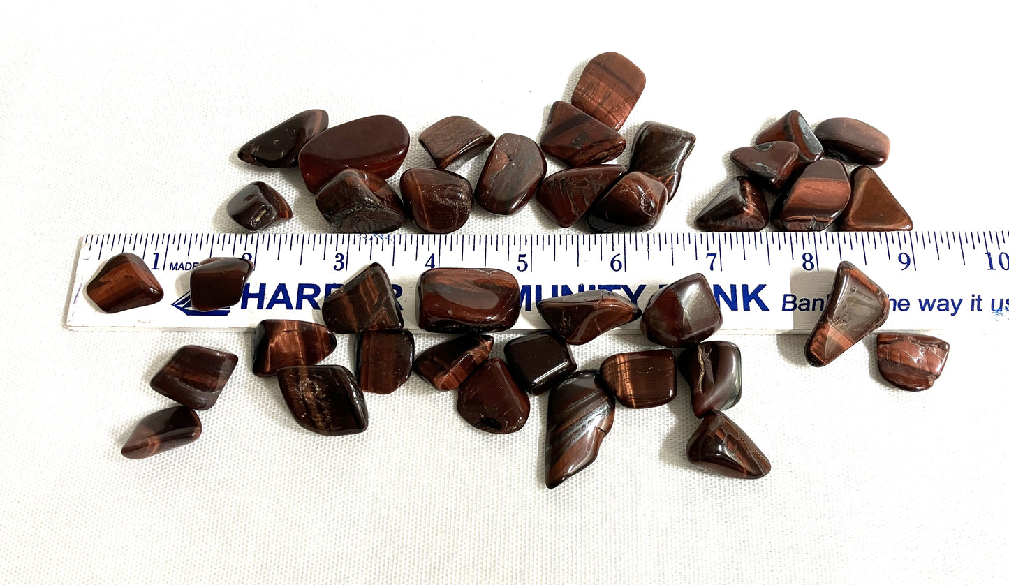 Red Tiger Eye Tumbled Stone (#121)