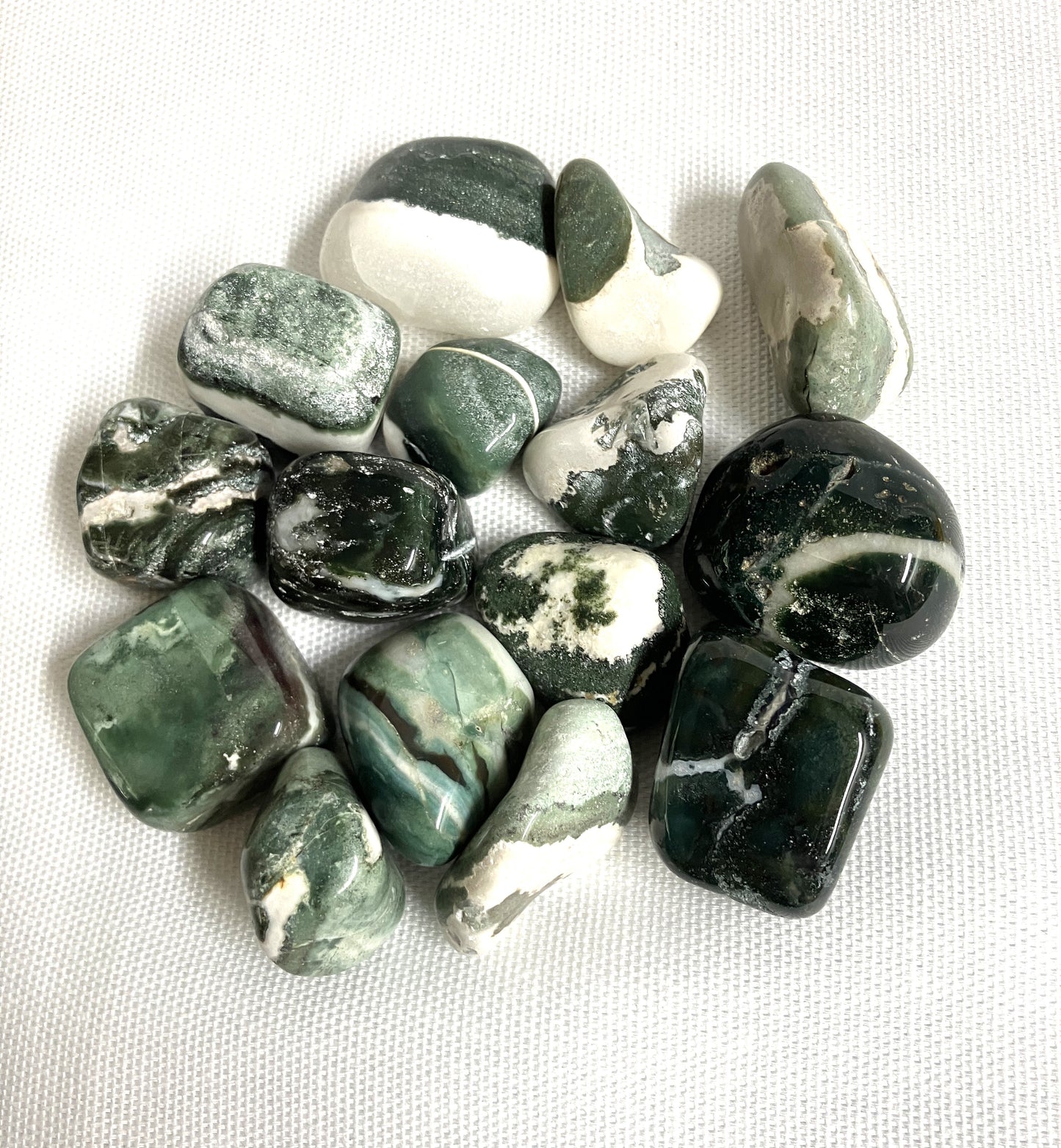 Green Sardonyx Tumbled Stones (#137)