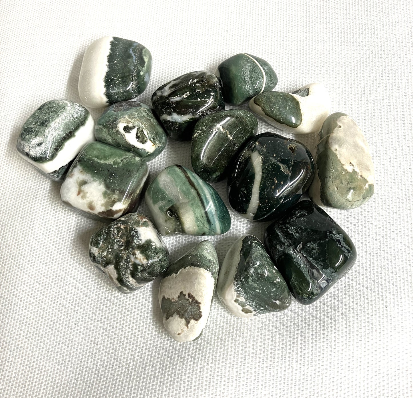 Green Sardonyx Tumbled Stones (#137)
