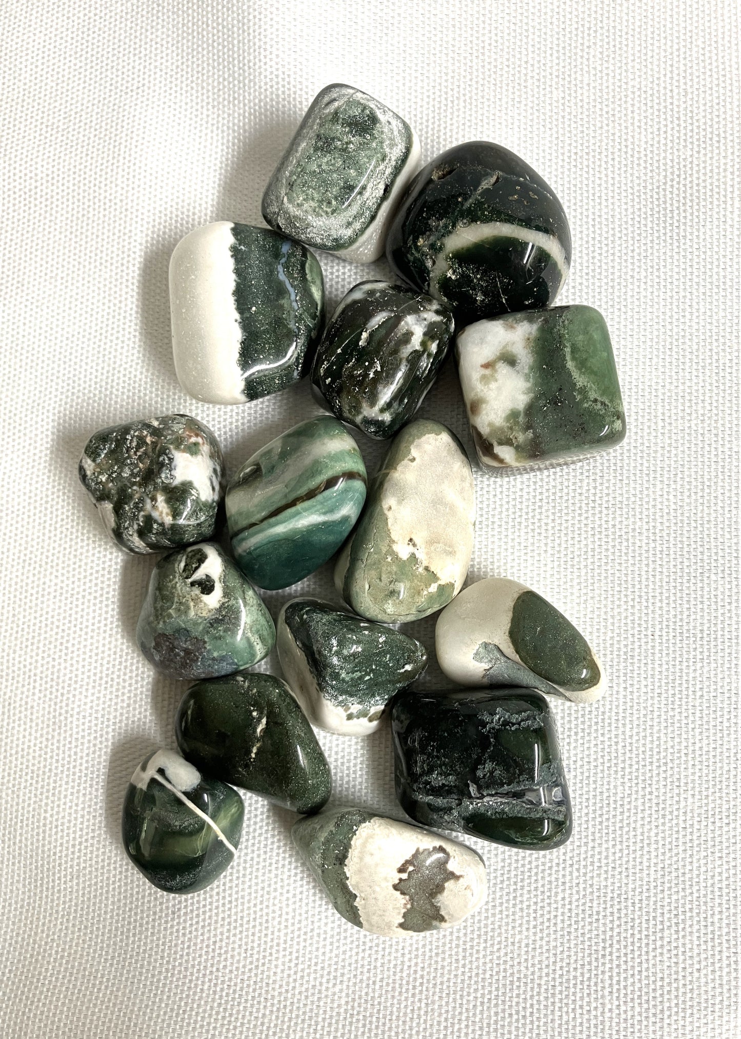 Green Sardonyx Tumbled Stones (#137)