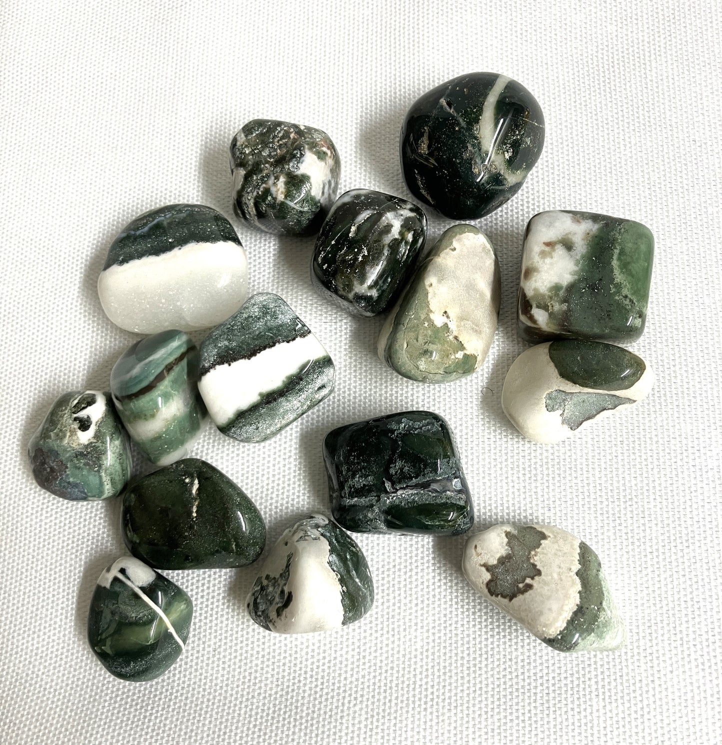 Green Sardonyx Tumbled Stones (#137)