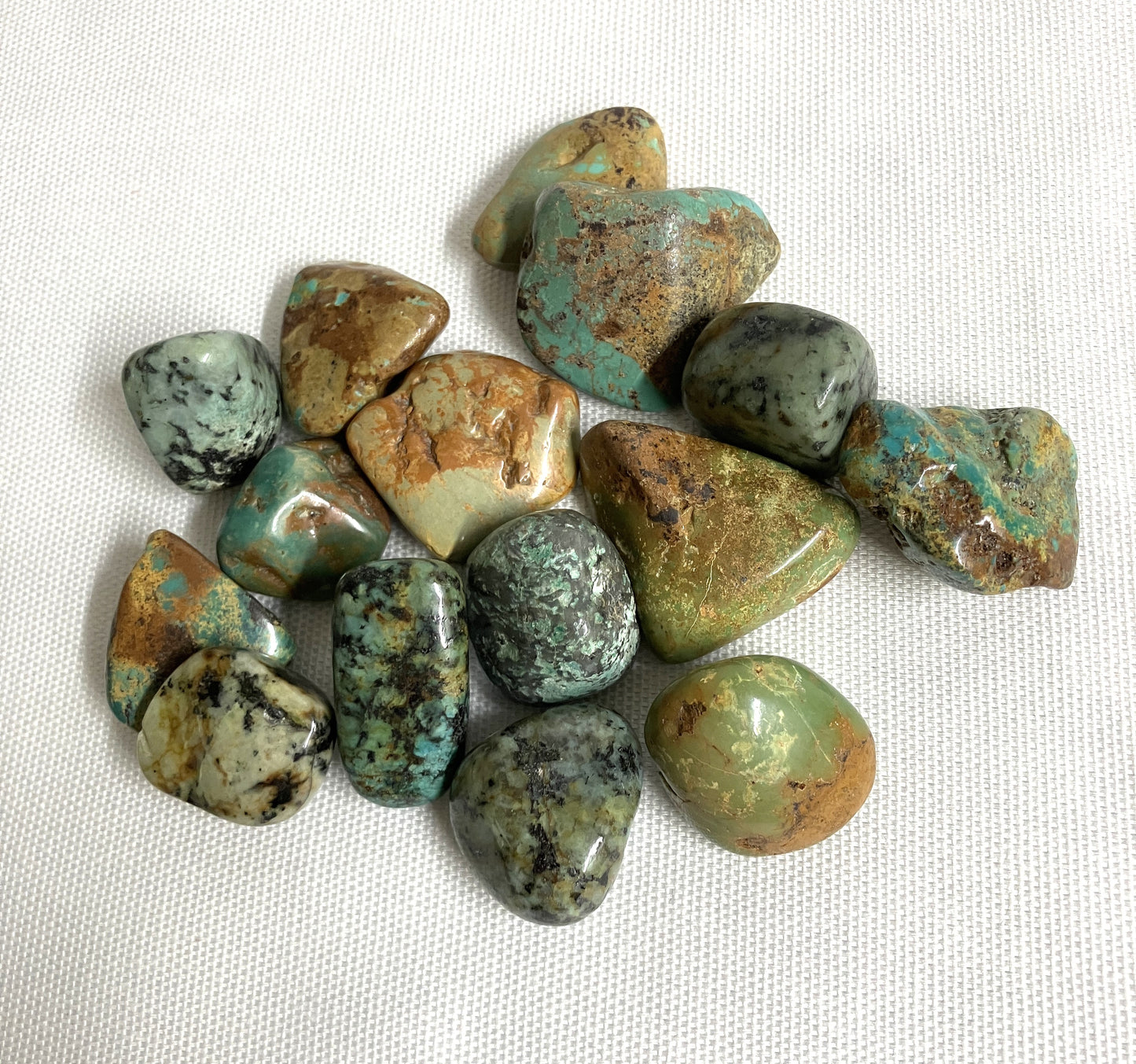 African Turquoise Tumbled Stone (#141)