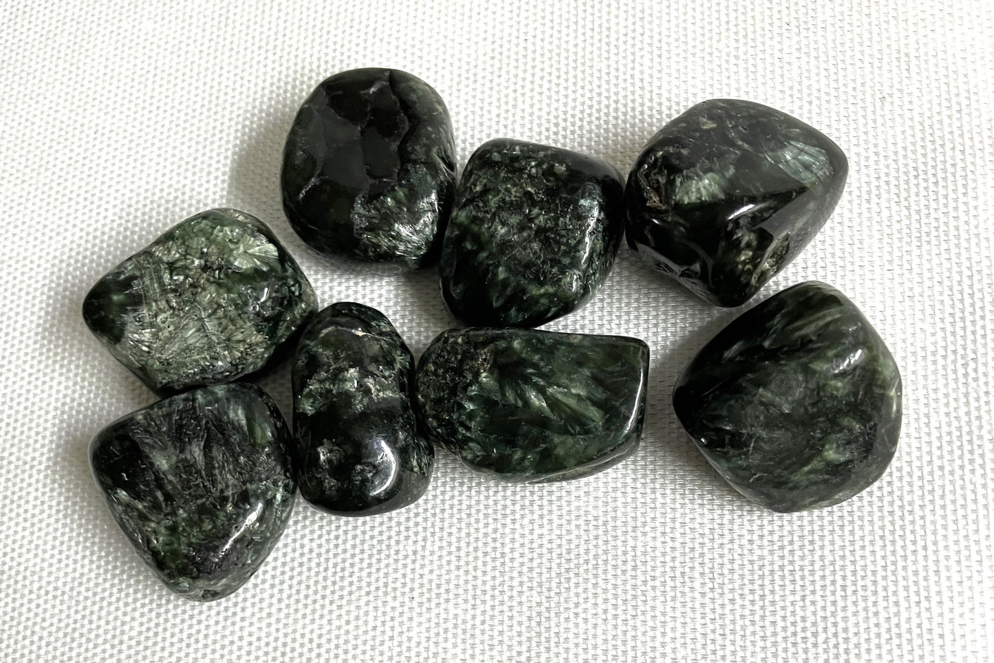 Seraphinite Tumbled Stone (#145) Tumbled Seraphinite