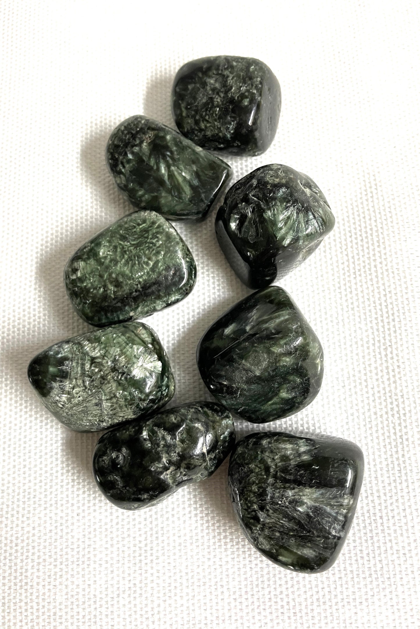 Seraphinite Tumbled Stone (#145) Tumbled Seraphinite