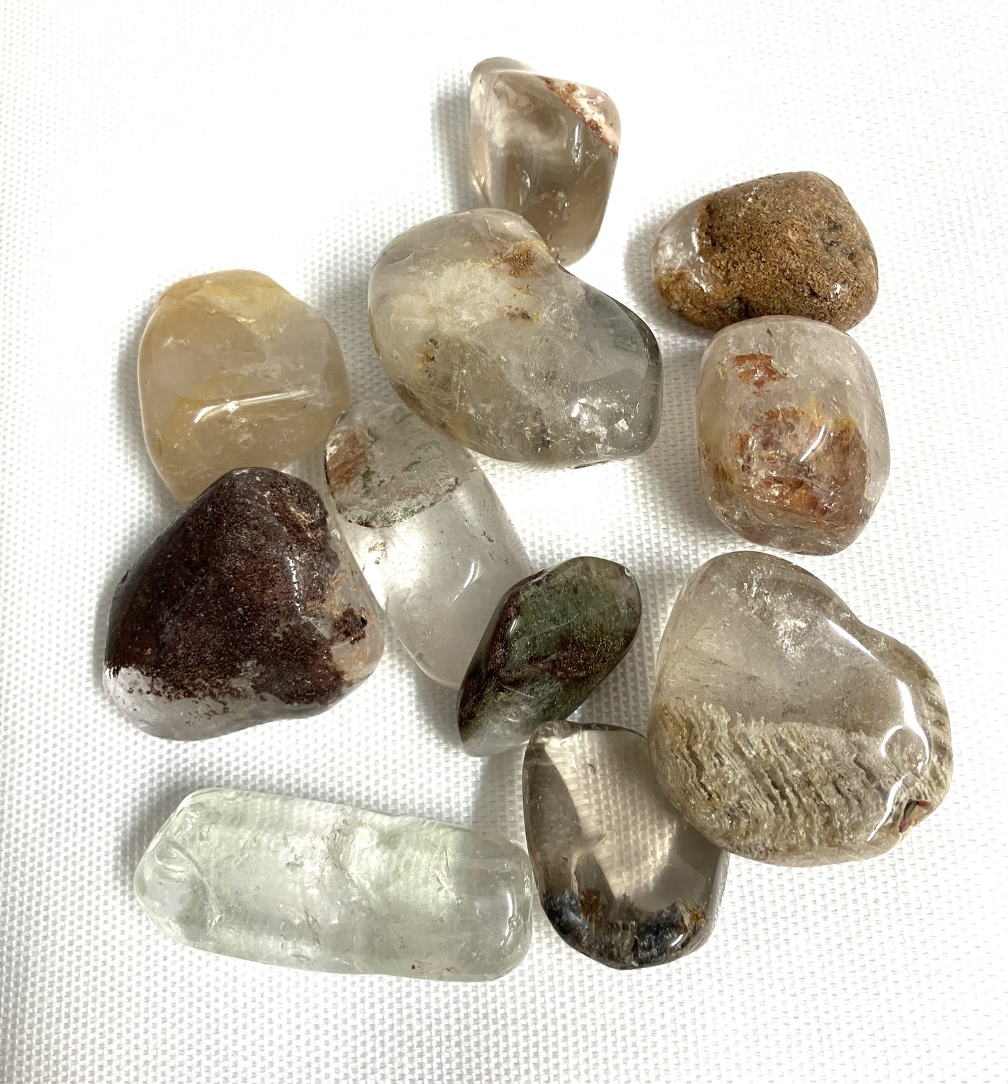 Lodolite Tumbled Stones AKA as Garden Quartz (#153)