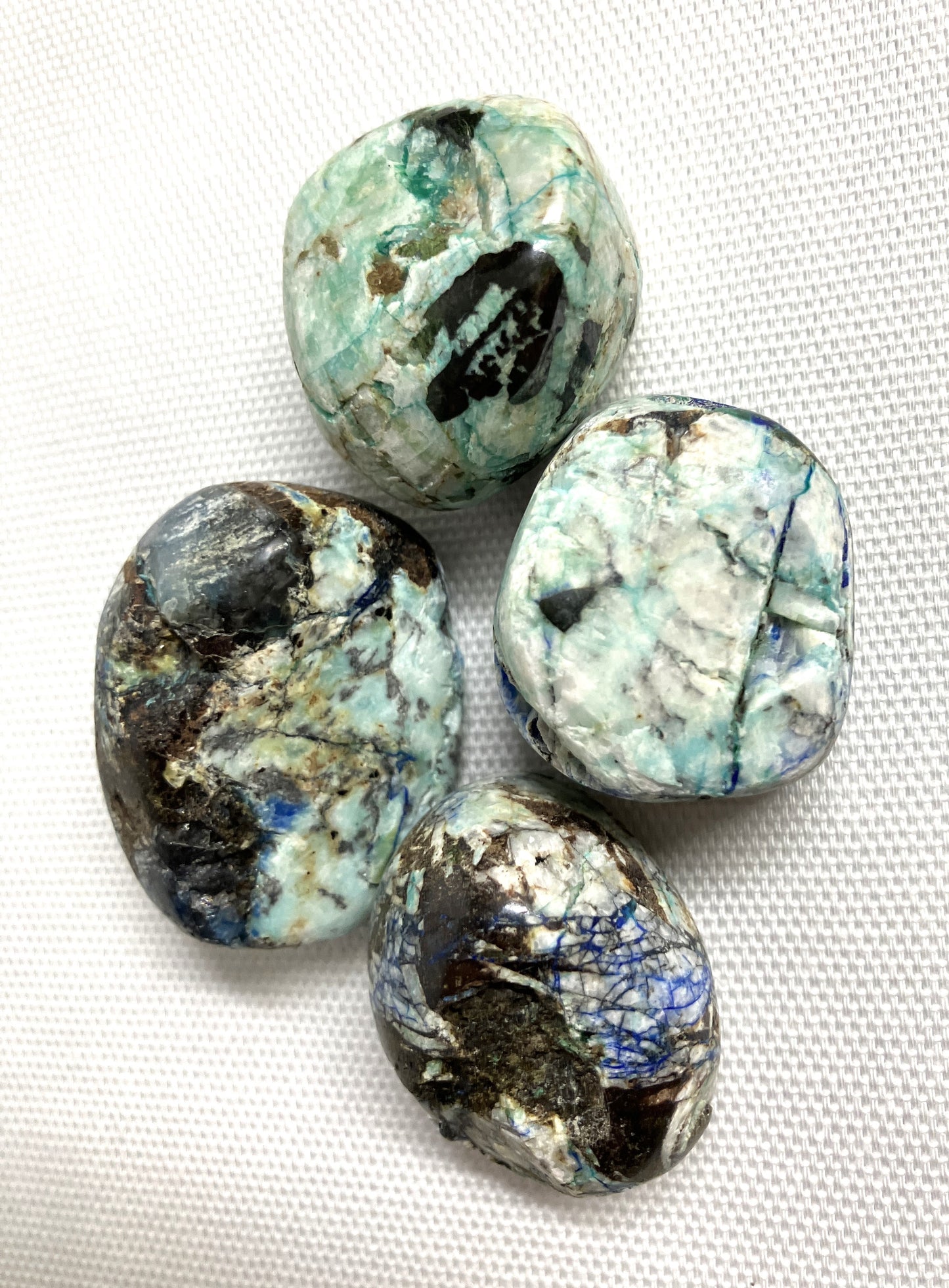 Azurite and Malachite Tumbled Stones (#162)