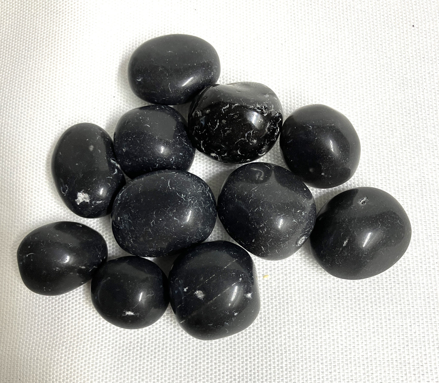 Black Agni Manitite aka Pearl of Fire Tumbled Stone #166