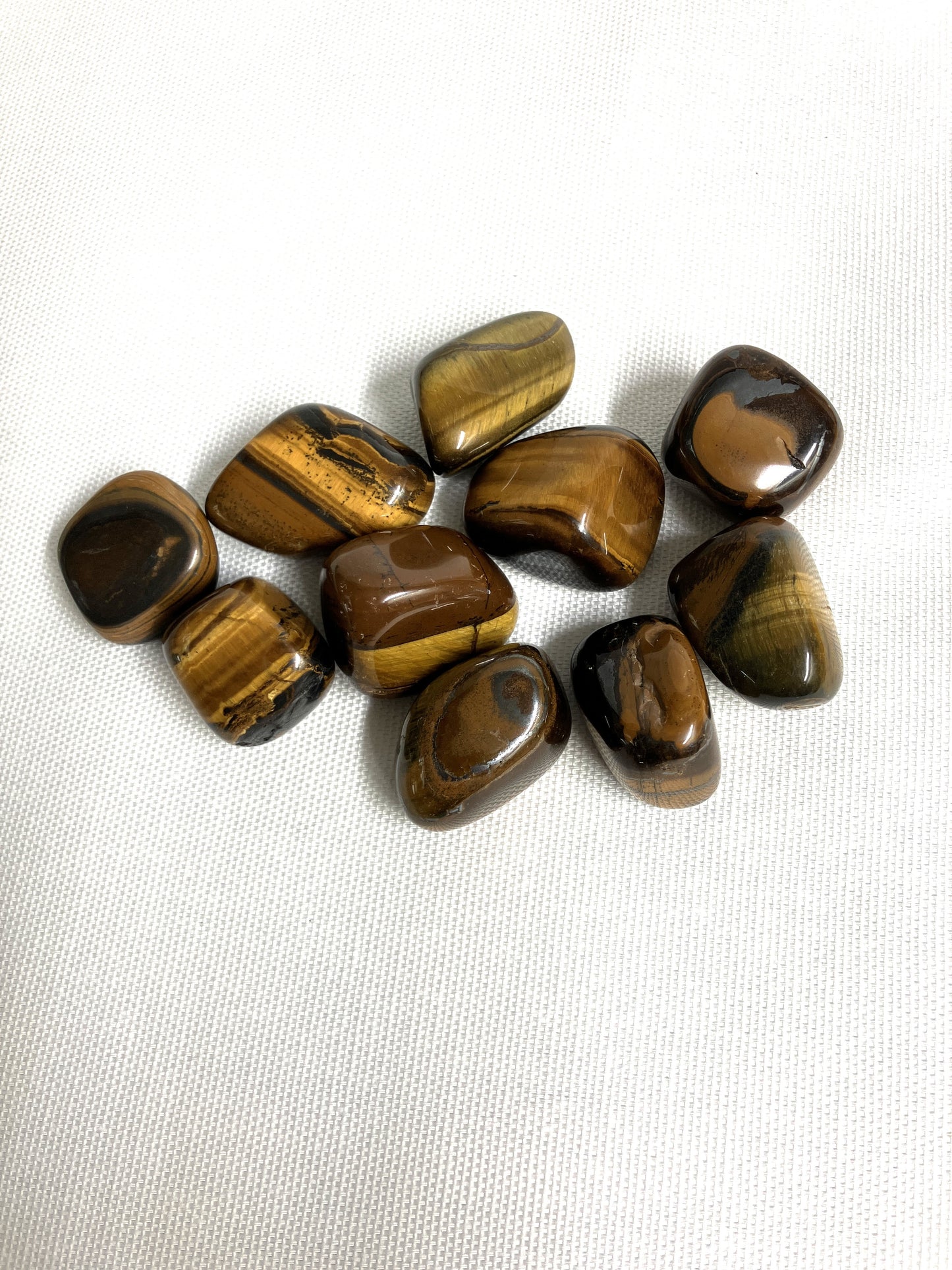 Yellow Tiger's Eye Tumbled Stone (#17)