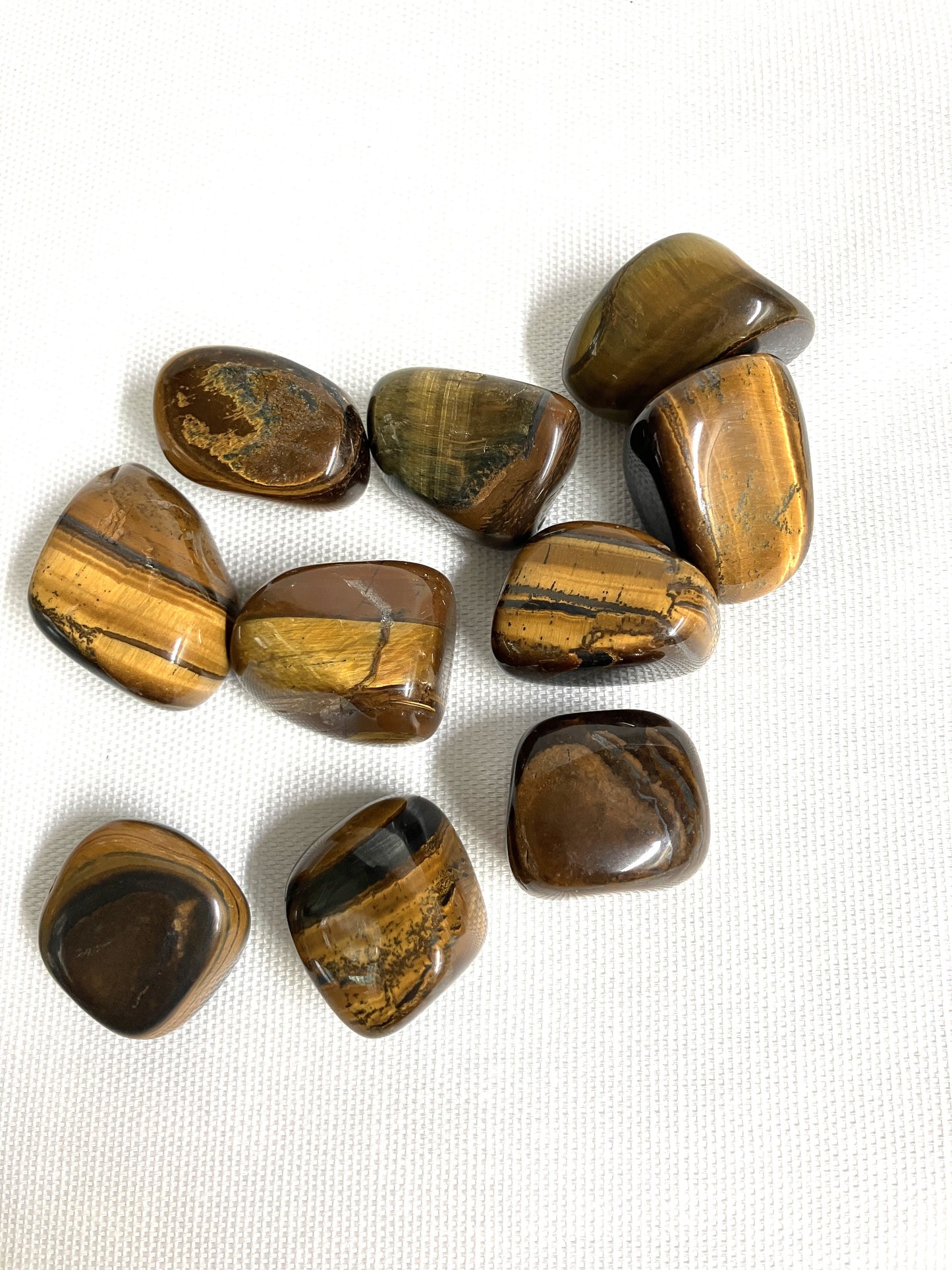 Yellow Tiger's Eye Tumbled Stone (#17)