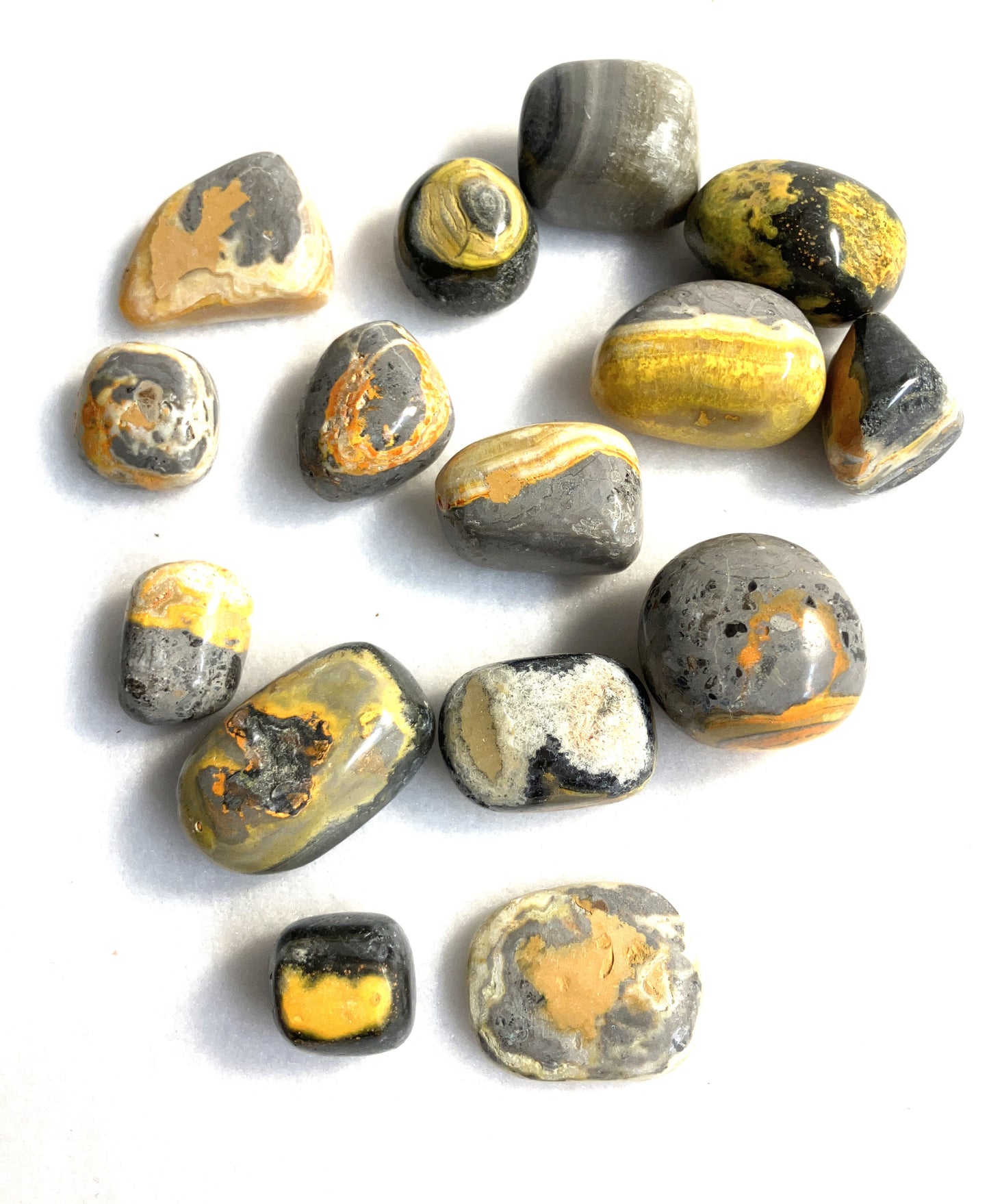 Bumblebee Jasper Tumbled Stone (#29)