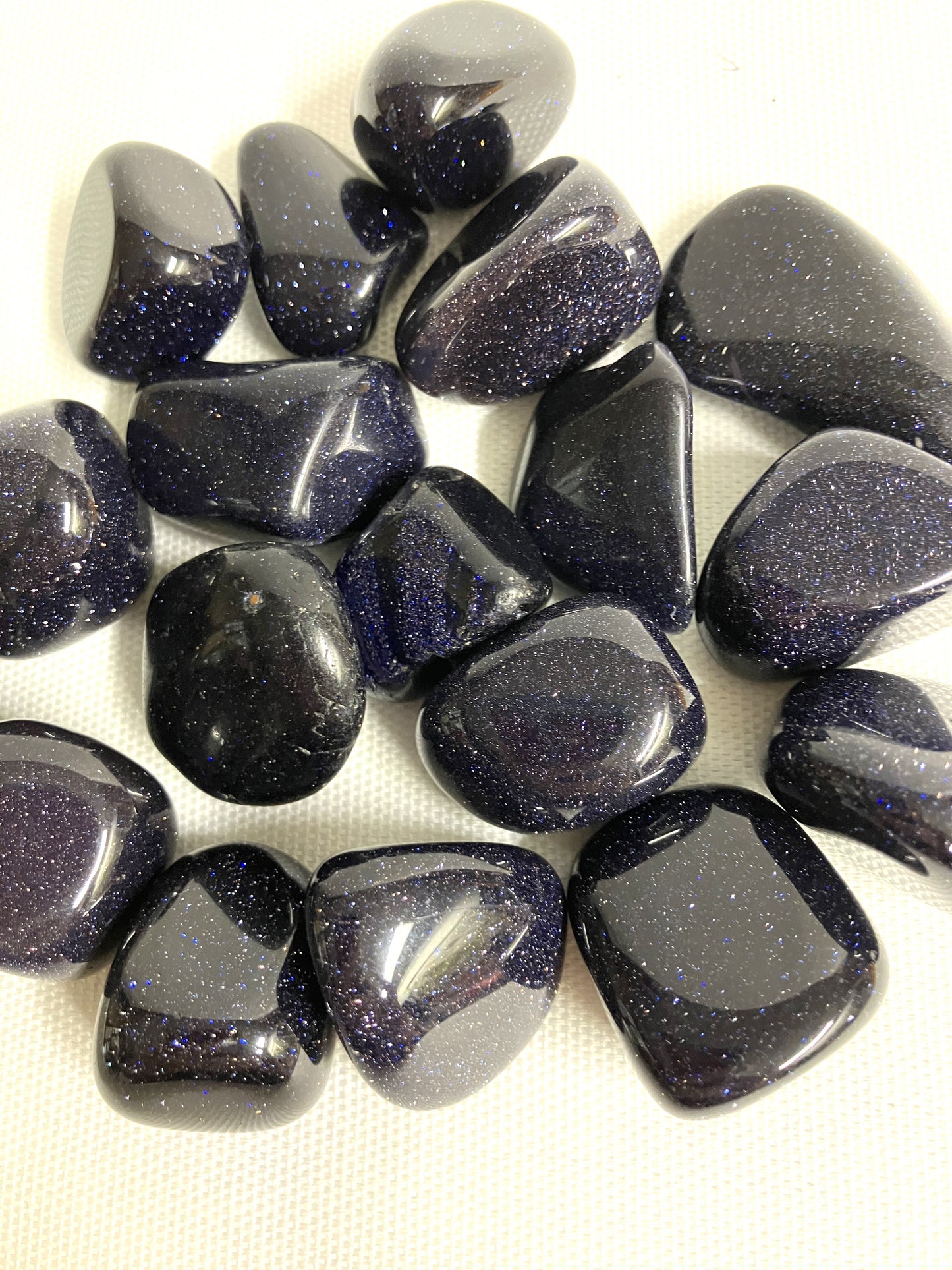 Blue Goldstone Tumbled Stones Absolutely Gorgeous! (#47)