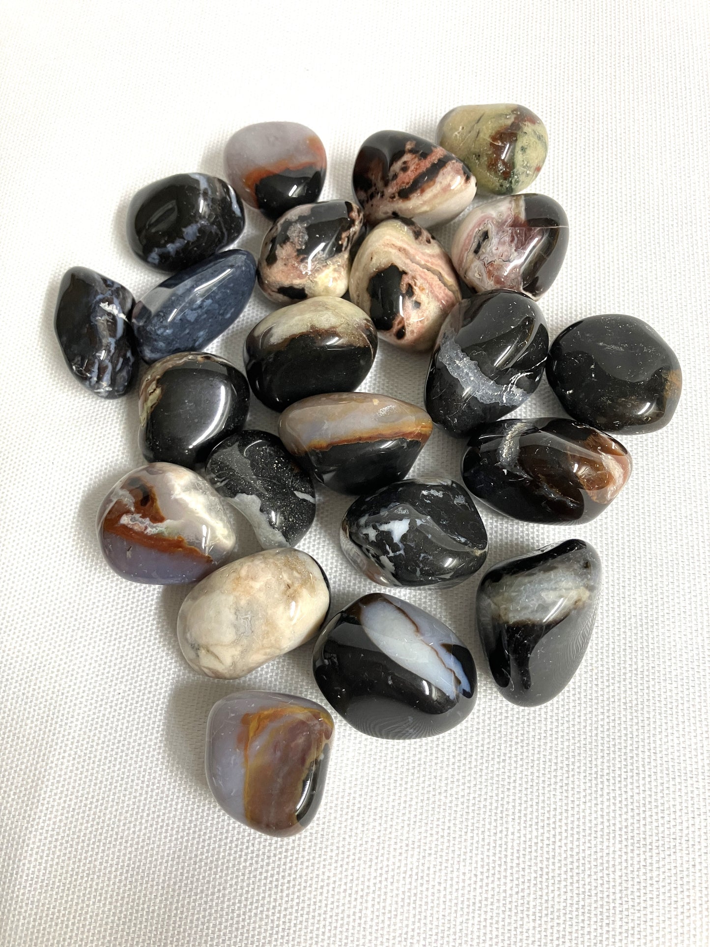 Black Sardonyx Tumbled Stones (#50)
