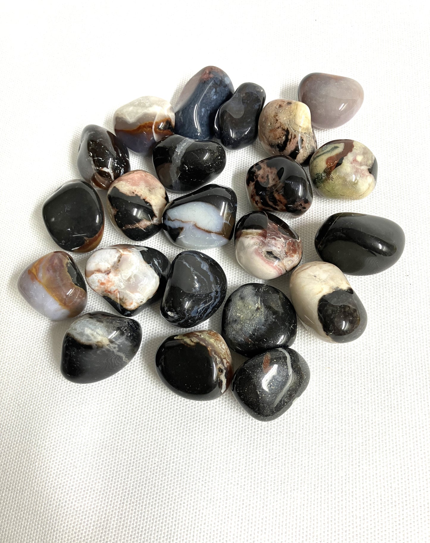 Black Sardonyx Tumbled Stones (#50)
