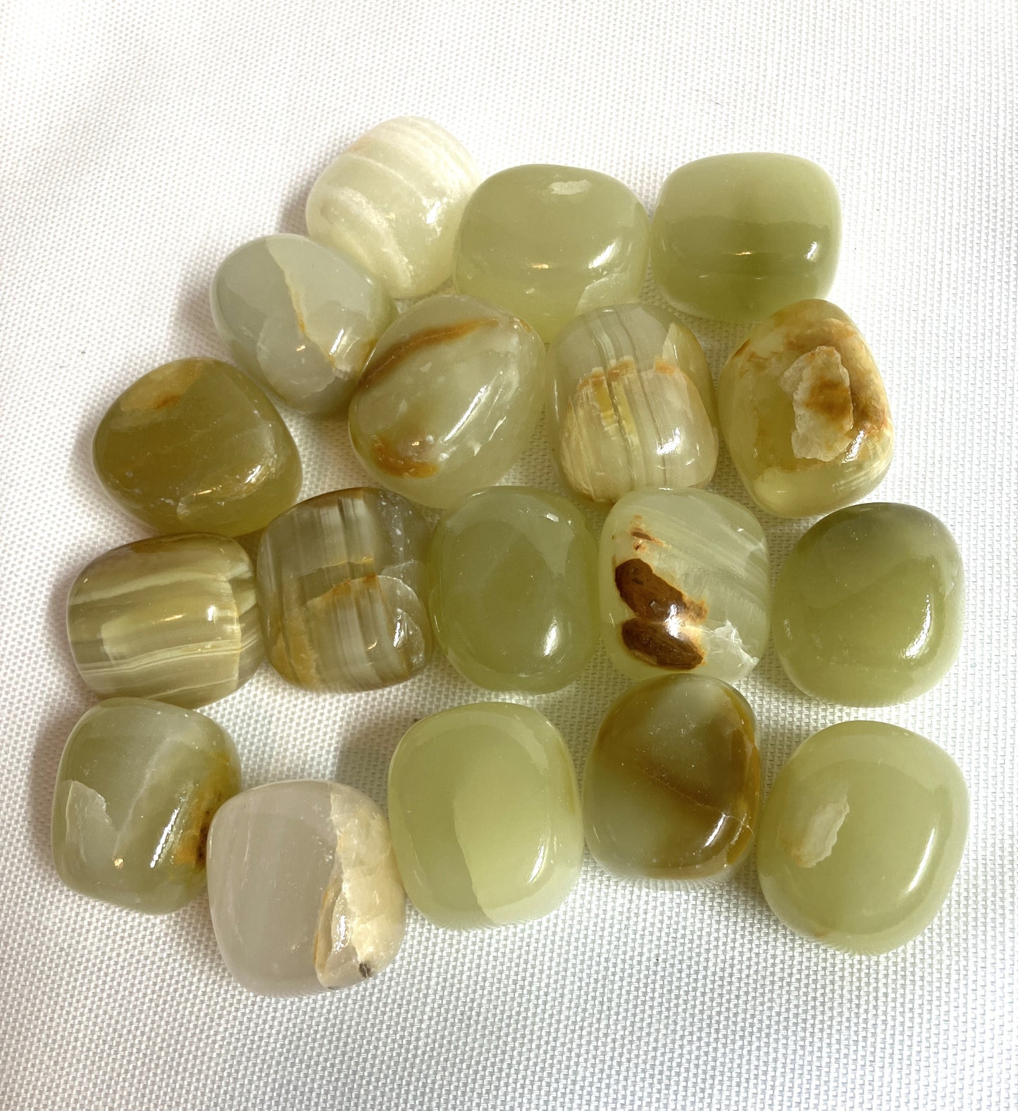 Green Calcite Tumbled Stones (#62)