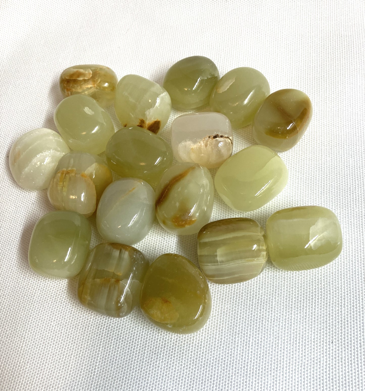 Green Calcite Tumbled Stones (#62)