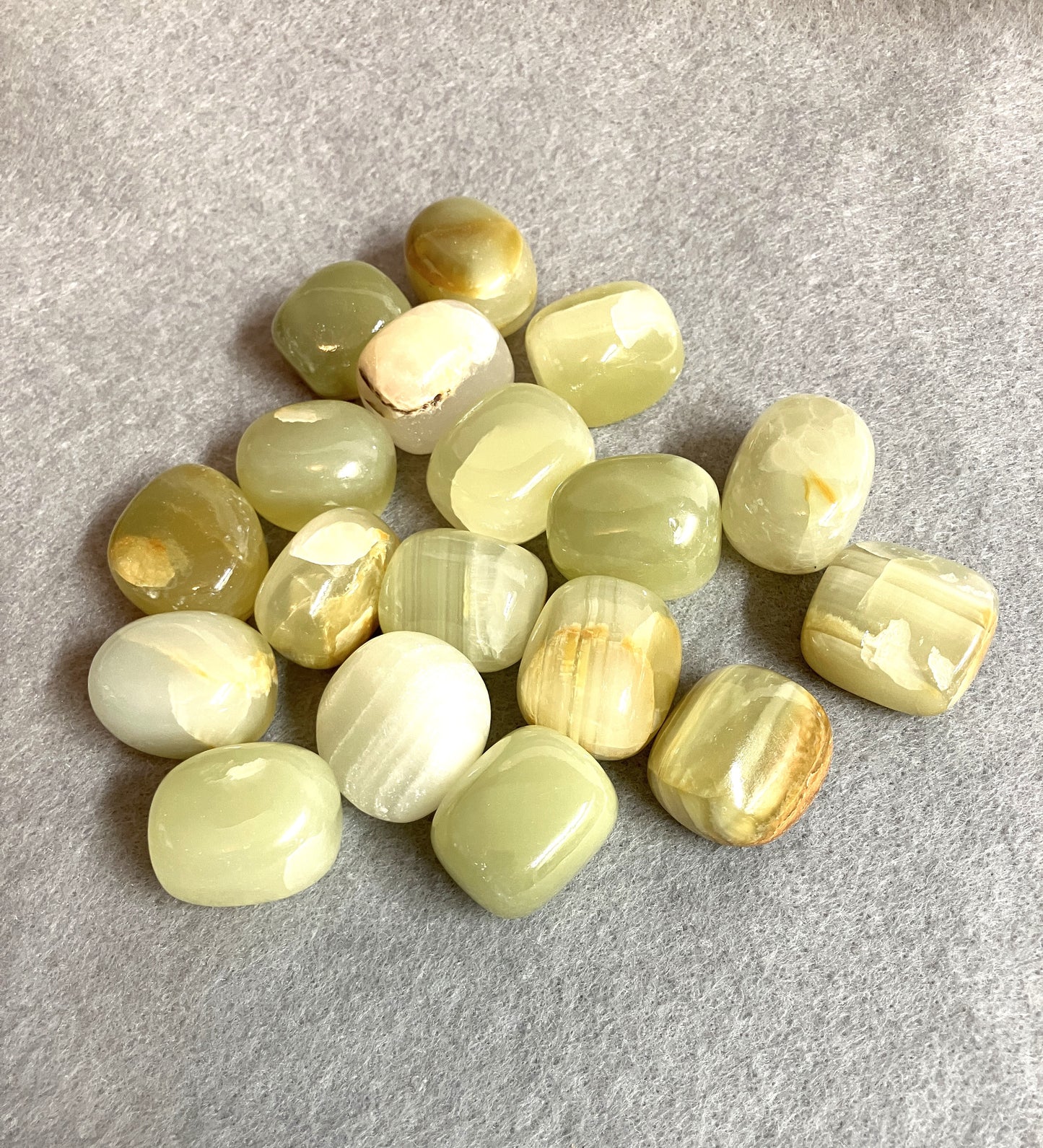 Green Calcite Tumbled Stones (#62)