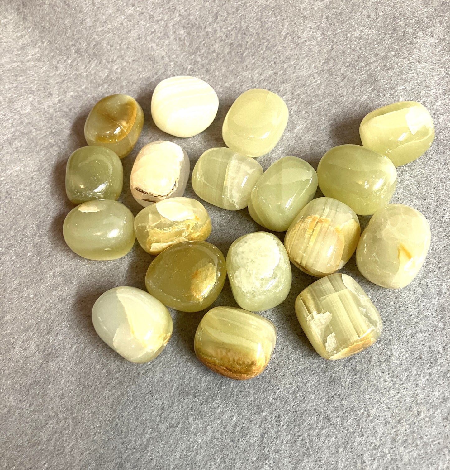 Green Calcite Tumbled Stones (#62)