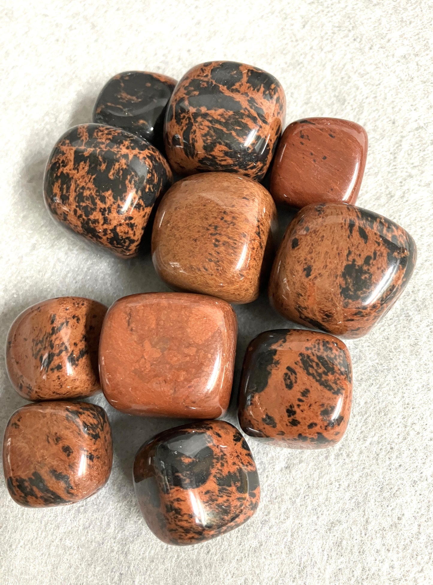Mahogany Obsidian Tumbled Stones (#67)