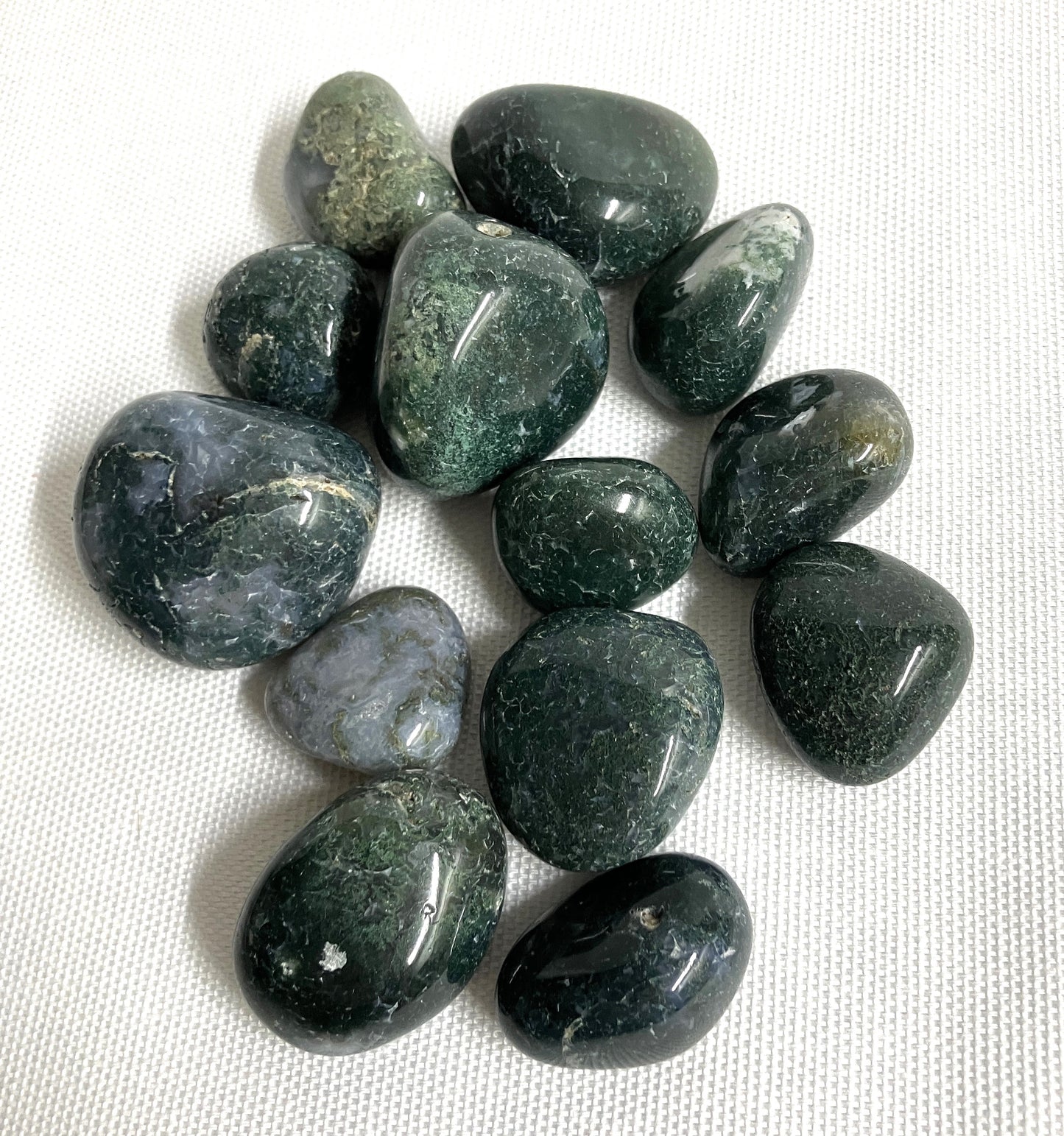 Tumbled Moss Agate Stone (#80)