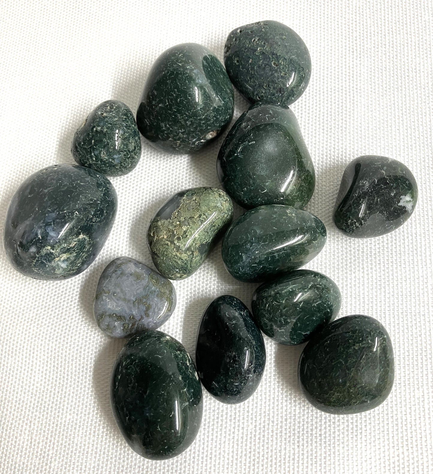 Tumbled Moss Agate Stone (#80)