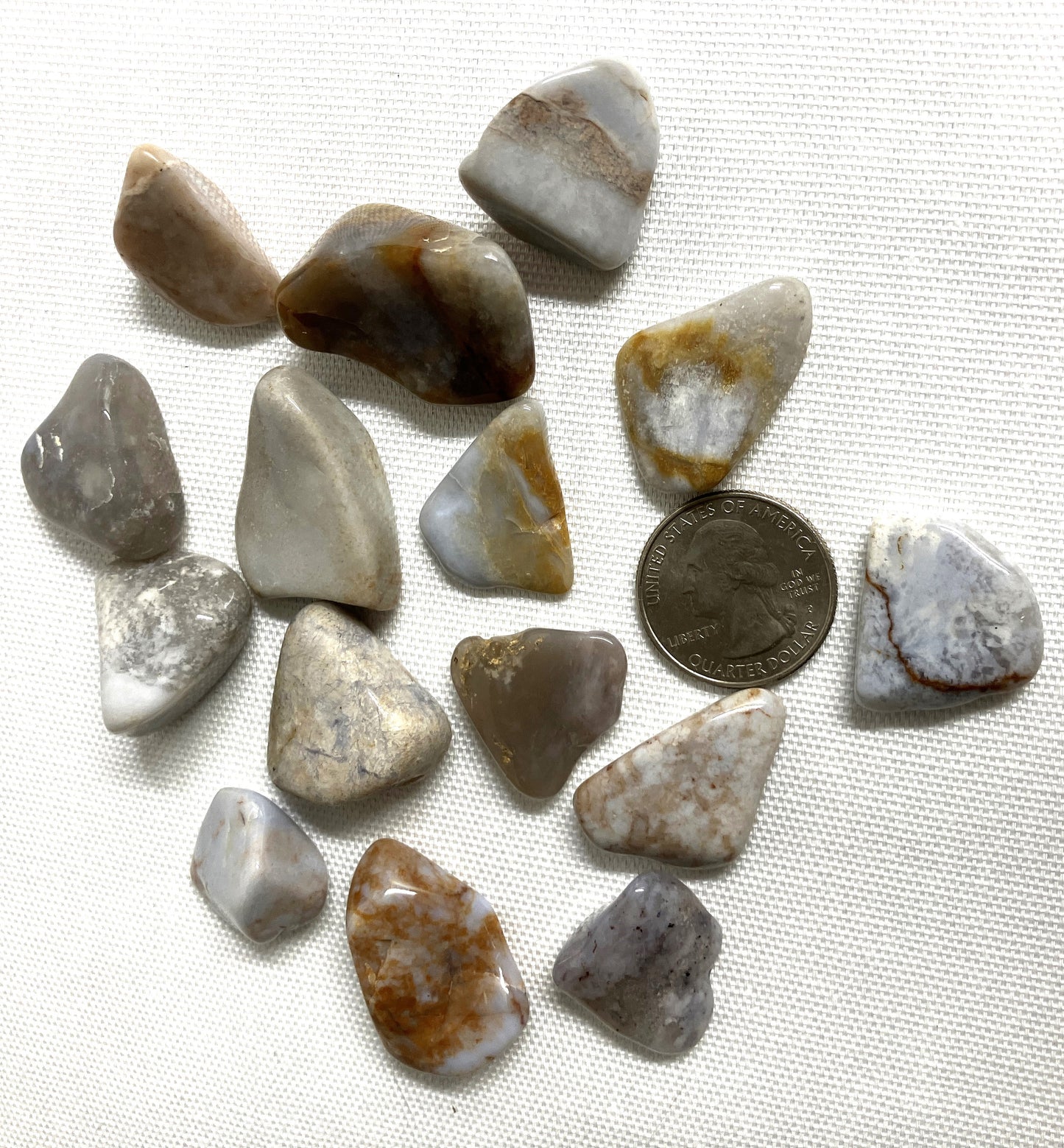 Blue Chalcedony Tumbled Stone (#83)