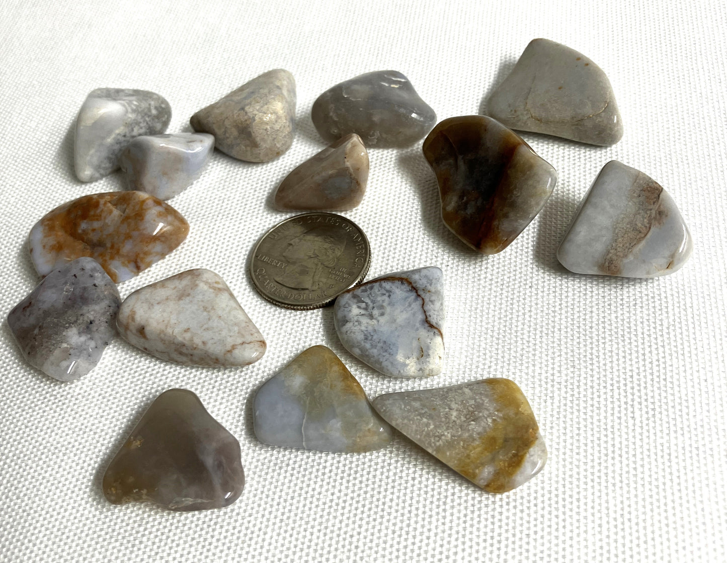 Blue Chalcedony Tumbled Stone (#83)