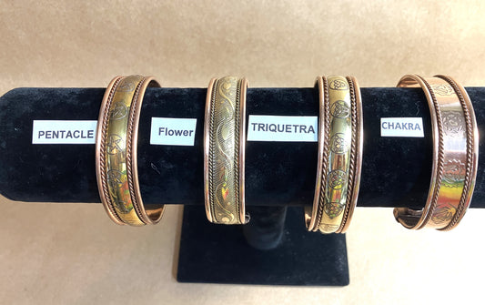 Copper Magnetic Cuff Bracelets