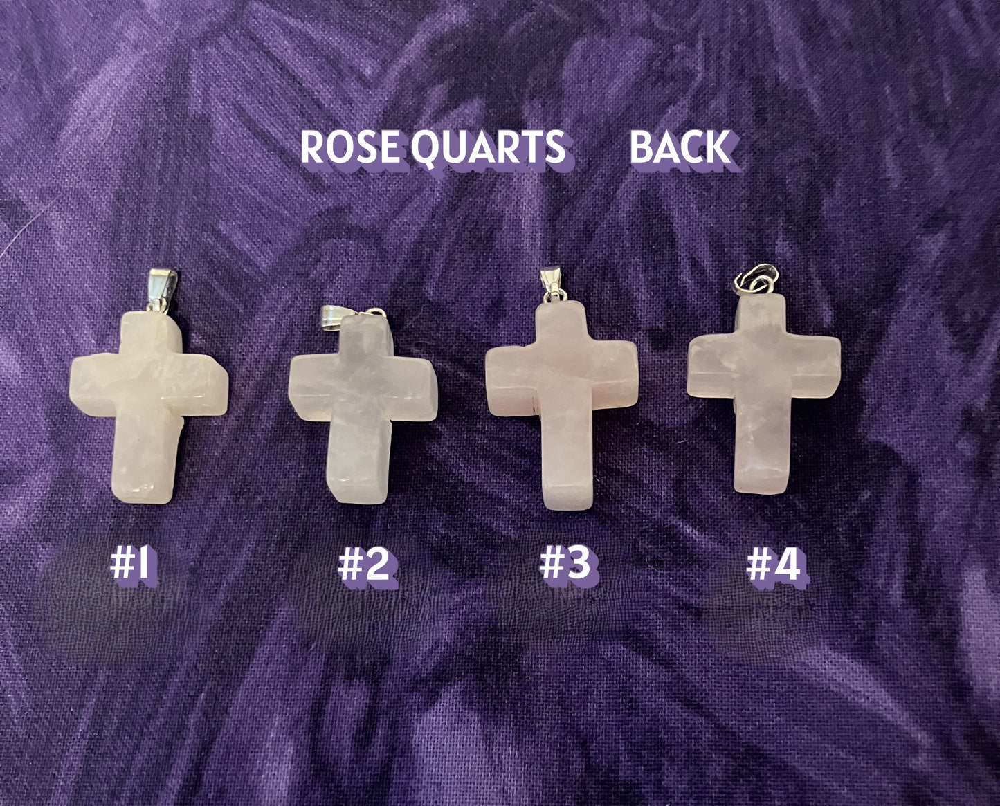 Rose Quartz Cross