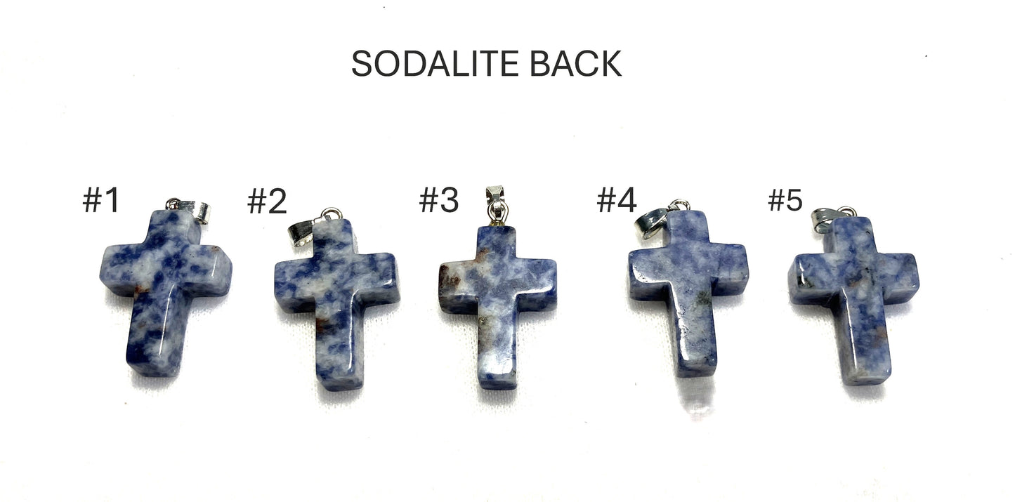 Sodalite Cross