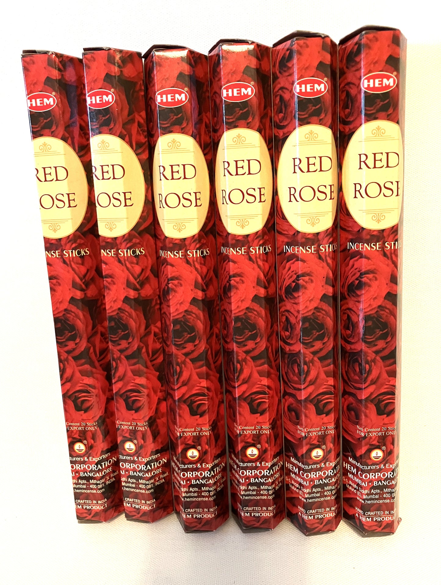HEM Red Rose Stick Incense
