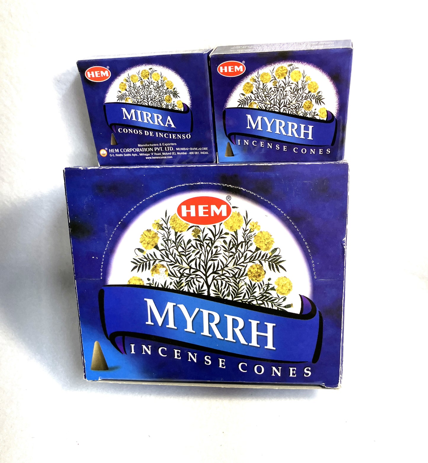 HEM Myrrh Cone Incense