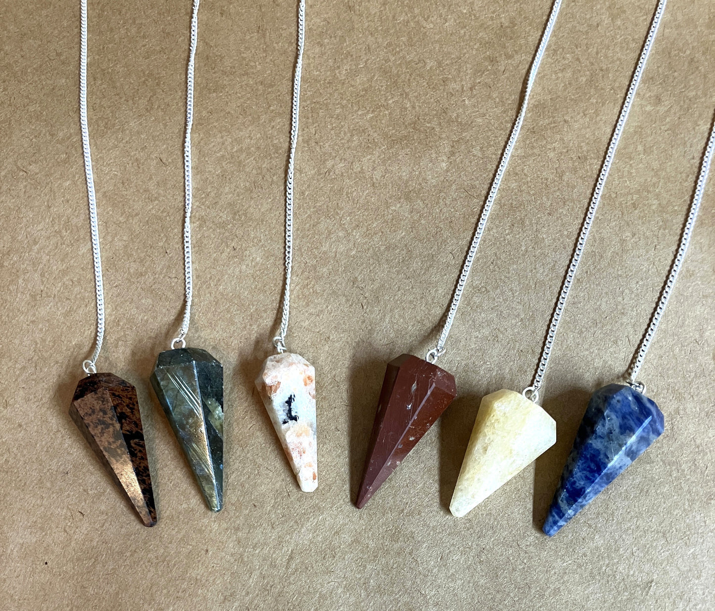 Gemstone Pendulums