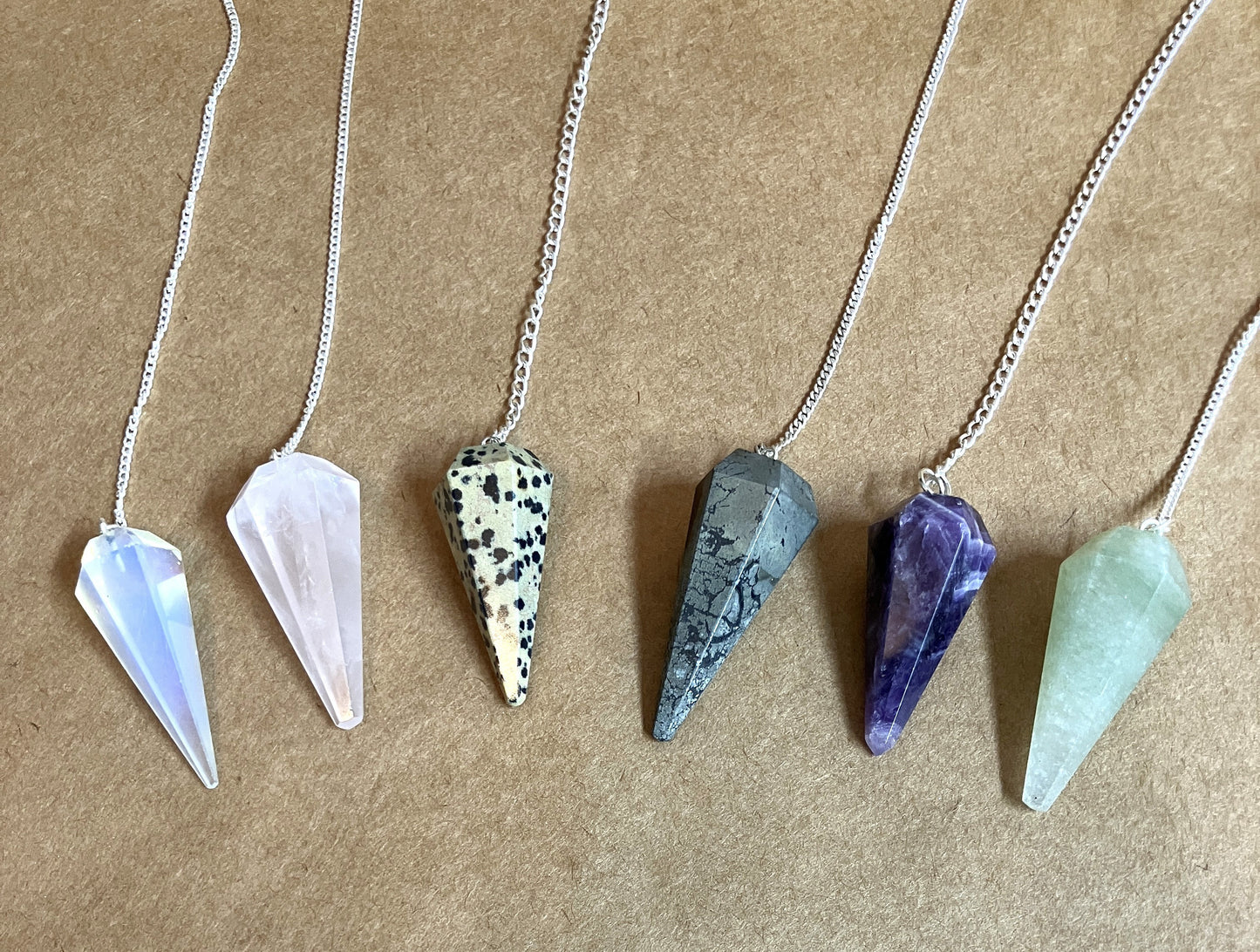 Gemstone Pendulums