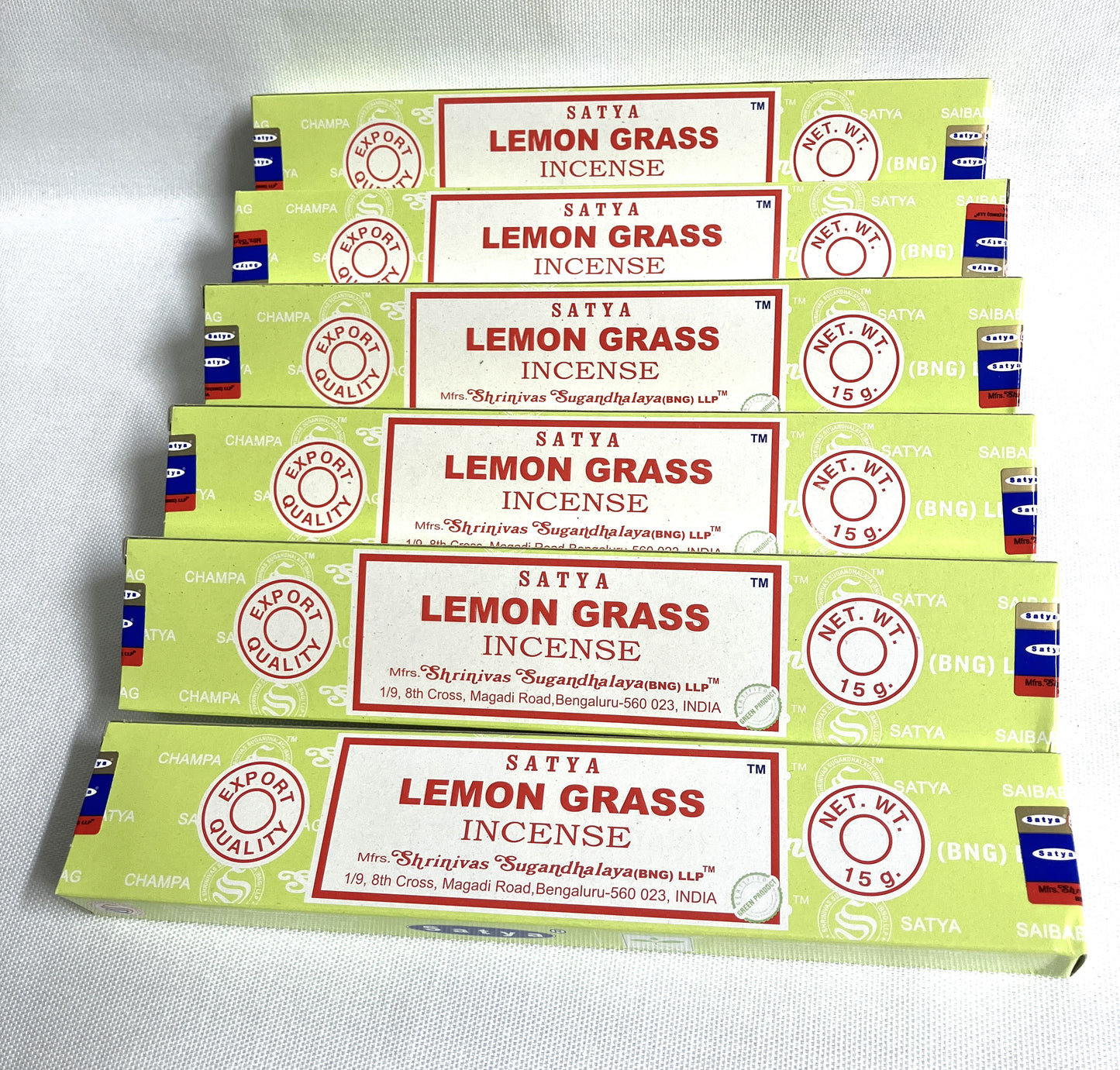SATYA Lemon Grass Incense Sticks
