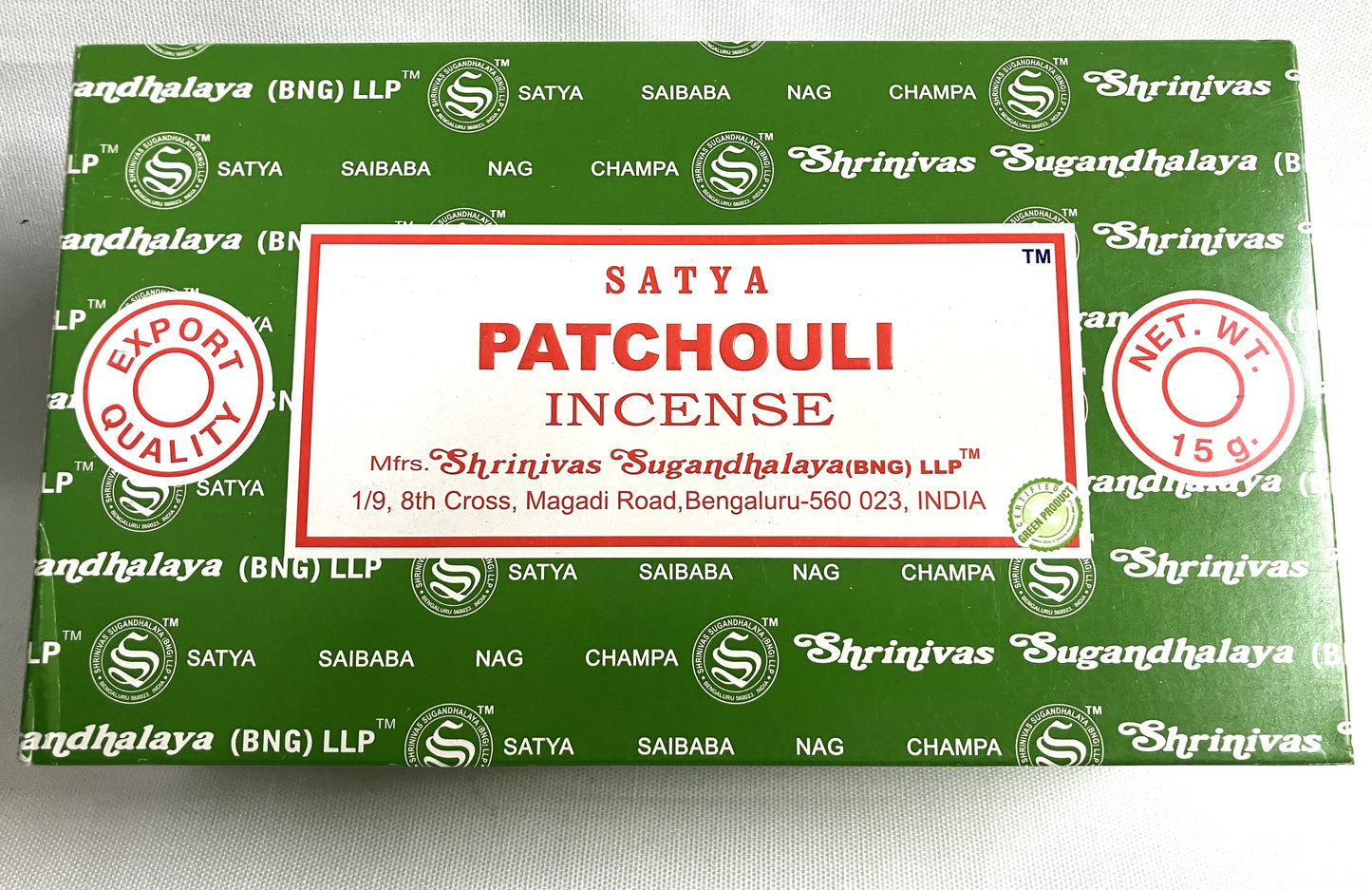 SATYA Patchouli Stick Incense