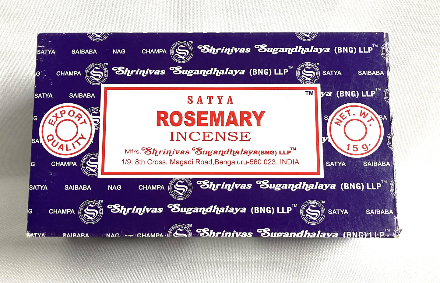 SATYA Rosemary Incense Sticks