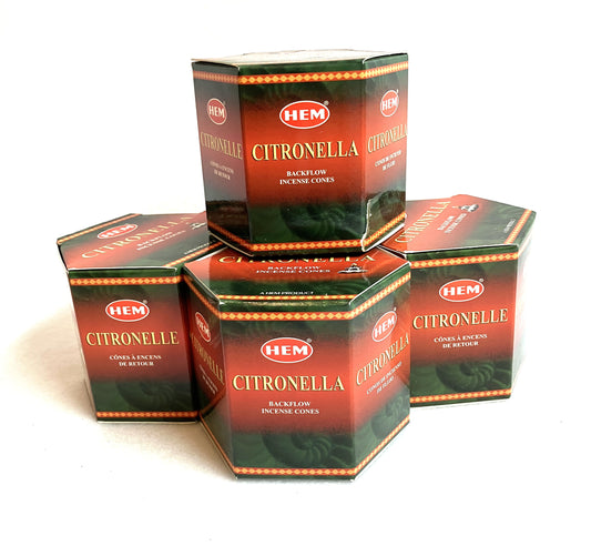 Back Flow HEM Incense Cones Assorted Scents