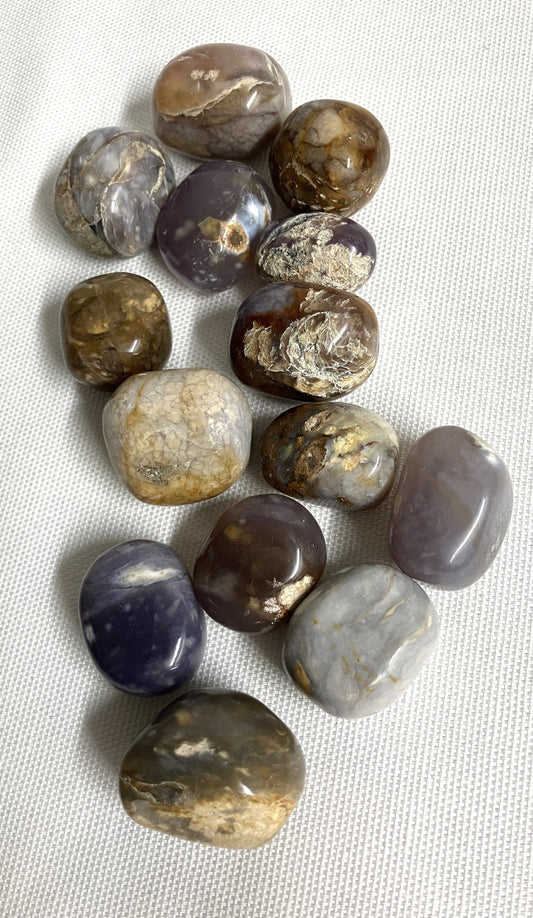 Purple Chalcedony Tumbled Stone (#111)