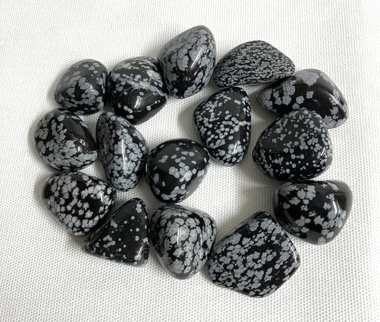 Snowflake Obsidian Tumbled Stone (#113)