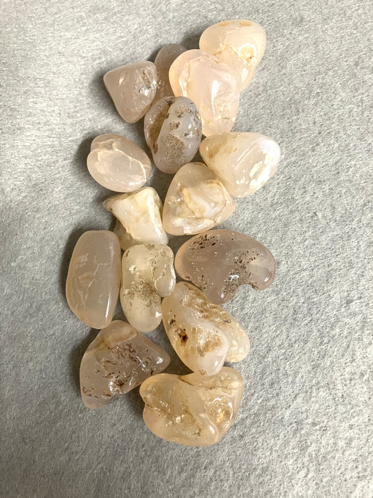 Pink Chalcedony Tumbled Stone (#129)