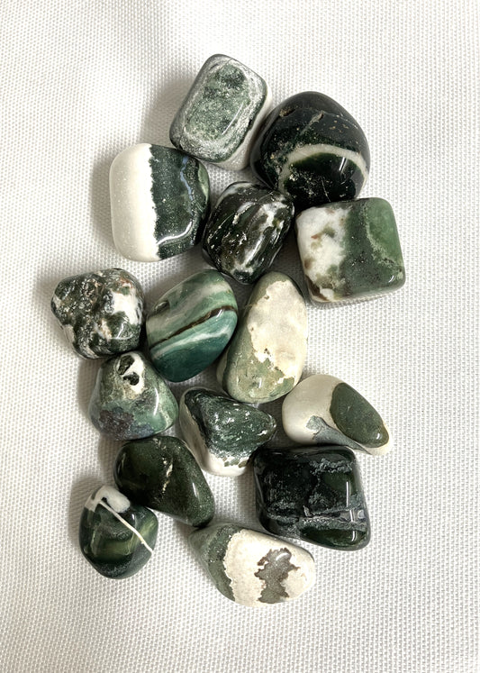 Green Sardonyx Tumbled Stones (#137)