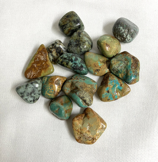 African Turquoise Tumbled Stone  (#141)